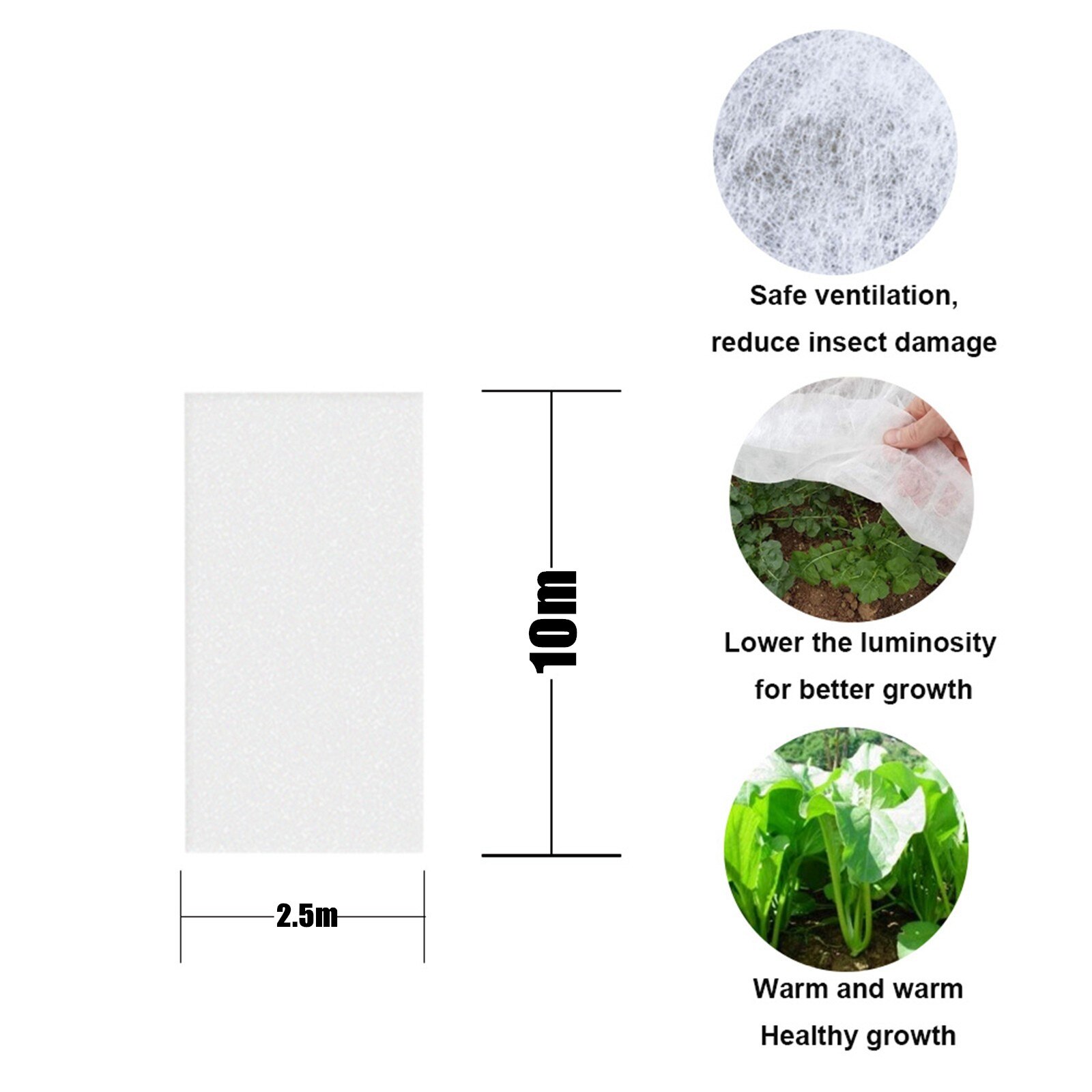 40# Floating Crop Cover Outdoor Frost Blanket Frost Cloth Garden Fabric Plant Cover Protection Blanket Cold Winter Frost cloth