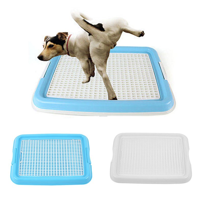 Portable Pet Dog Indoor Restroom Training Potty Pee Toilet Fence Tray Pad