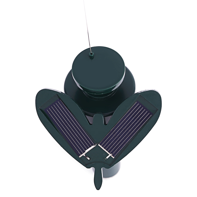 Solar dyr dekoration sød sommerfugl kolibri dekoration elektrisk fjer fugl havedekoration jardineria decoracion