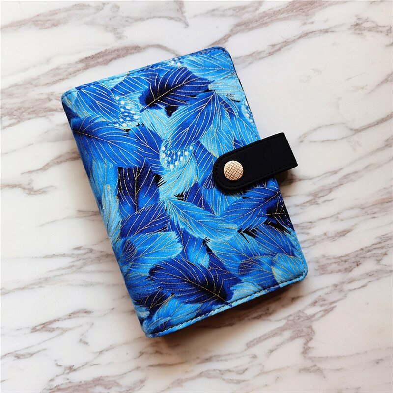 A6 Loose Leaf Journal Notebook Fabric PU Book Cove... – Grandado