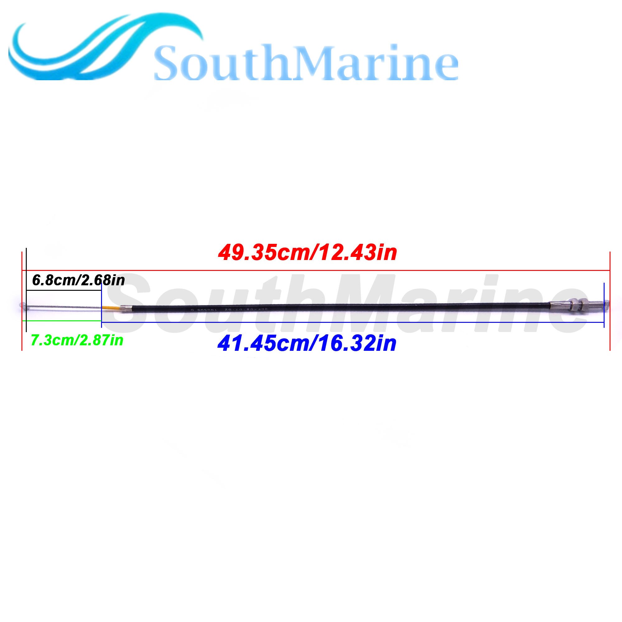 30F-04.07.02 Throttle Cable Assy for Hidea Outboard Engine 2-Stroke 30F Boat Motor