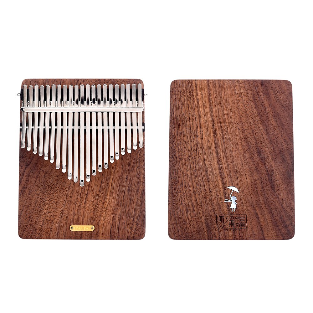 Lingting K21W 21-Key Kalimba Houten Duim Piano Kalimba Mbira Sanza F Tonaliteit Vinger Piano Met Opbergtas Carry case Kalimba
