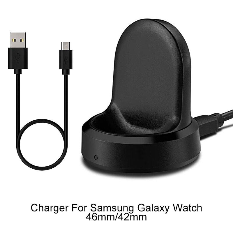 Sikai Draadloze Snelle Oplader Voor Samsung Gear S3 Frontier S2 Sport Charging Dock Voor Samsung Galaxy Horloge 46Mm Actieve charge Dock: For Galaxy 46 42mm