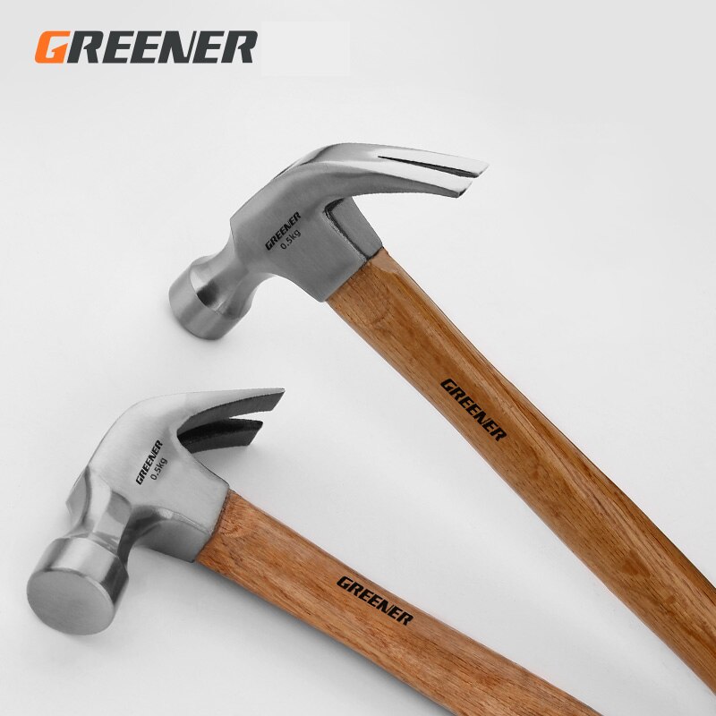 Groener Klauw Hamer Voor Houtbewerking Automatische Nail Zuig Hamer Multifunctionele Shockproof Steel Hamer Huishouden Handgereedschap