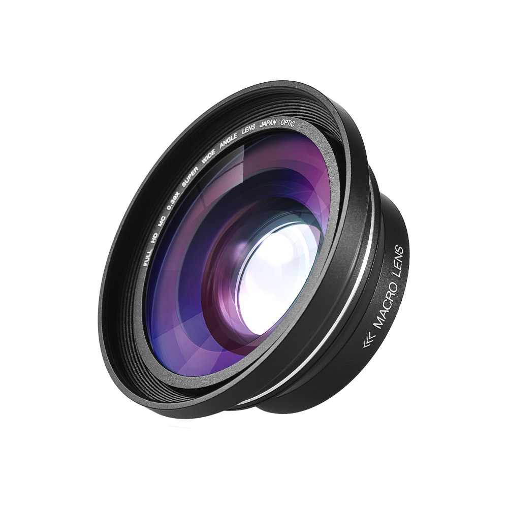 30Mm 37Mm 0.39X Full Hd Groothoek Macro Lens Voor Ordro Andoer Digitale Video Camera Camcorder Groothoek macro Lens