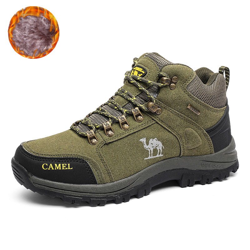Winter draussen Turnschuhe Männer Wanderschuhe Klettern Berg Verfolgung Wandern Schuhe Männer Schnee Stiefel Pelz Warme Männer Wandern Stiefel