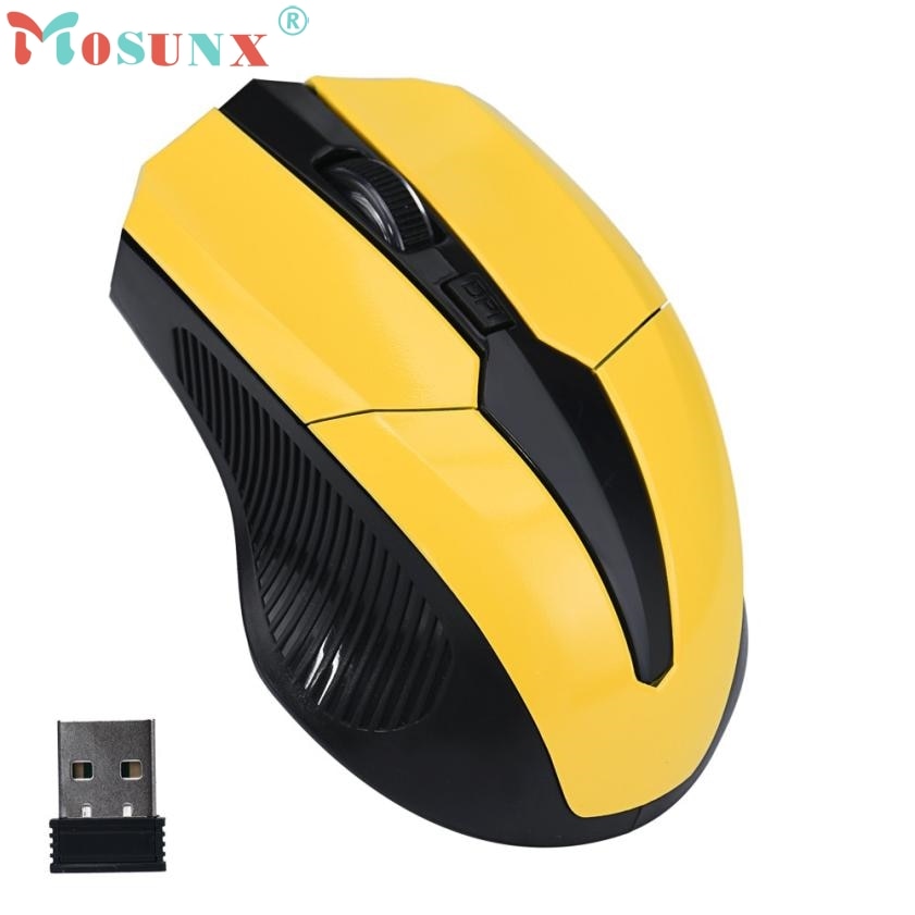 Wireless Mouse USB Receiver 2.4GHz Mice Optical Cordless PC Computer for Laptop 18Sep21
