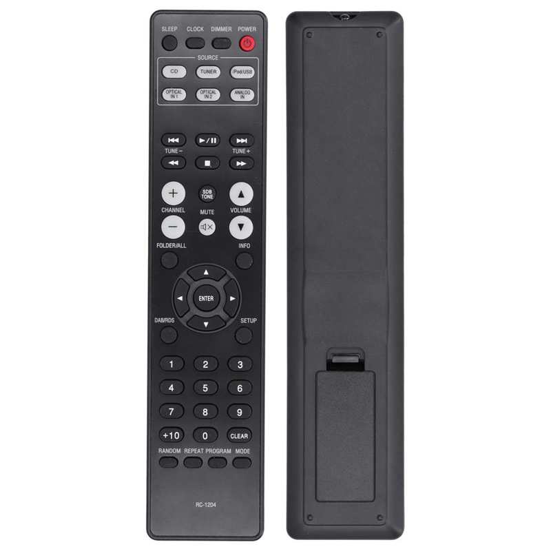 Remote Control RC-1204 TV Remote Control LCD Television Controller Replacement High Sensitivity Remote Control Replacement