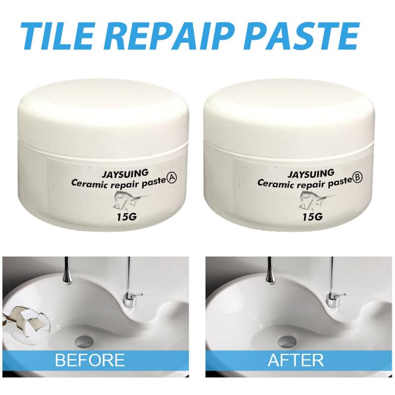 15/25g Ceramic Repair Paste Set DIY Waterproof Repair Cream Effective Repair Kit For Repairing Bathroom Kitchen Sink