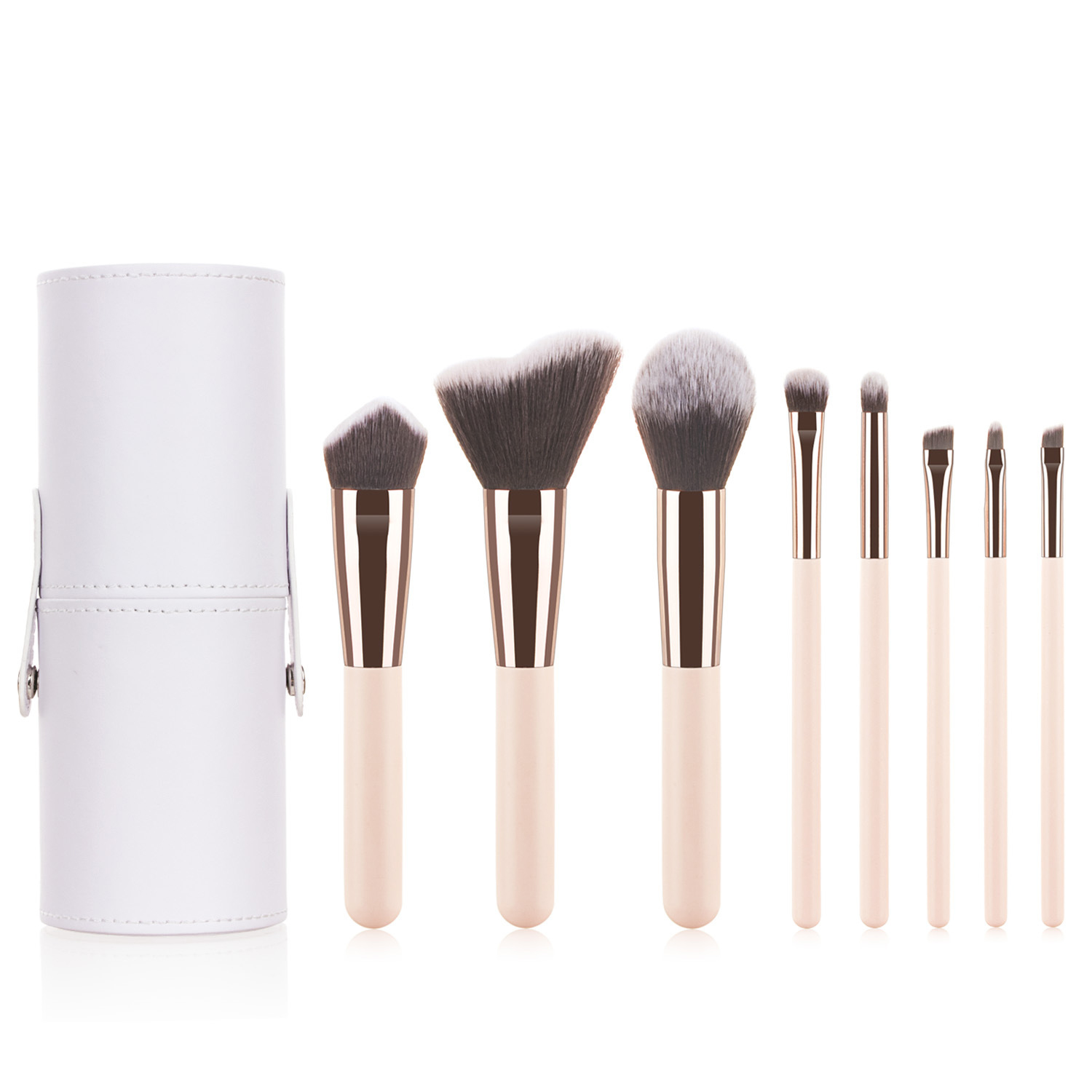 XINYAN 8pcs Makeup Brushes Set With Box Make Up Brushes Eyeshadow Eyeliner Cosmetics Brushes Beauty Tools Maquiagem: 8pcs with box