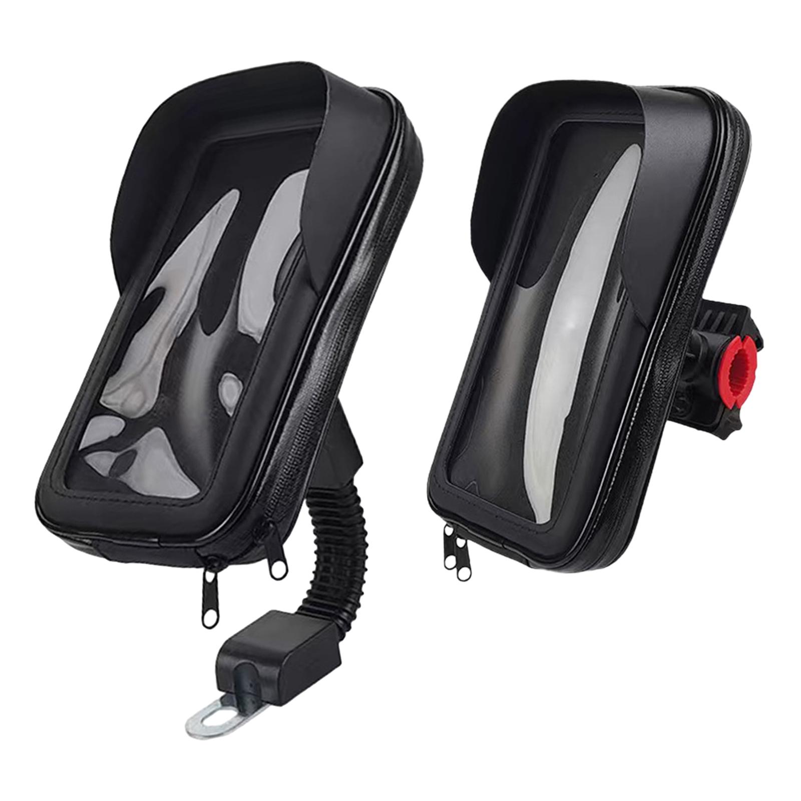 Motorrad Telefon Halfter wasserdichte Tasche Tasche Telefon Halterung Reiten Sonnenblende 360 Grad drehbar Universal-