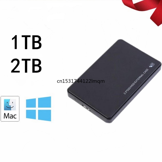 2,5 Handy, Mobiltelefon 1TB 2TB Festplatte USB 3,0 SATA 3,0 HDD Disko duro externo Externe Festplatten für Laptop/Mac/Xb