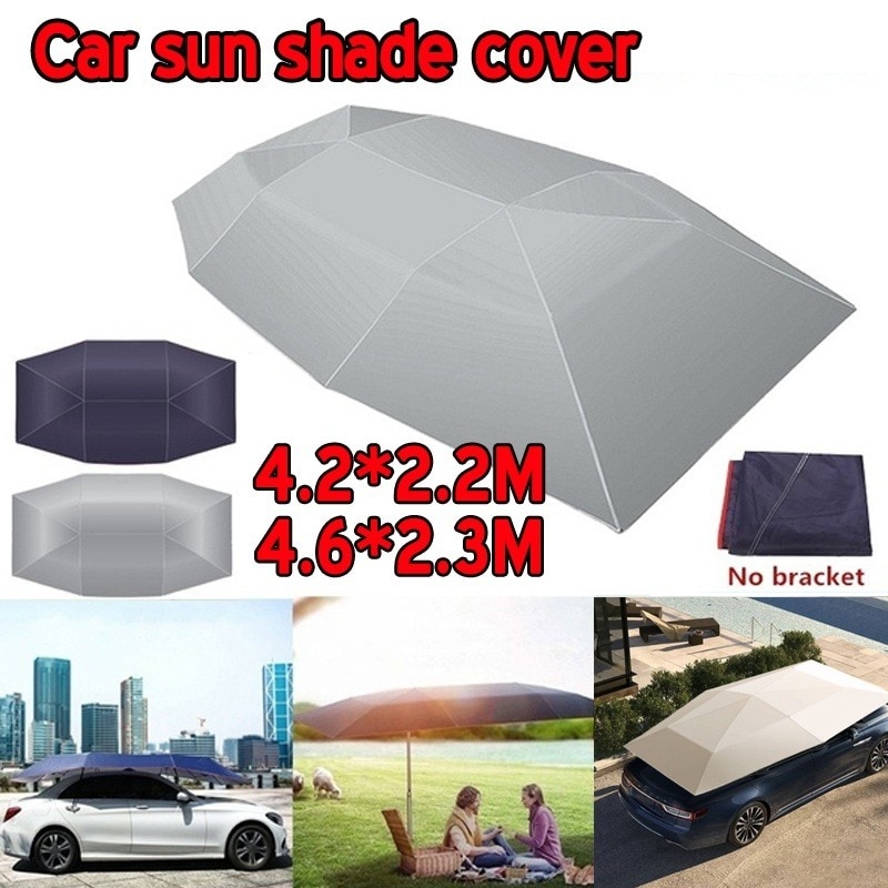 Faltbare Auto Sonnenschirm Wasserdicht Auto Schatten Abdeckung Auto Schutz Oxford Tuch UV Beständig Auto Zelt Dach Zubehör