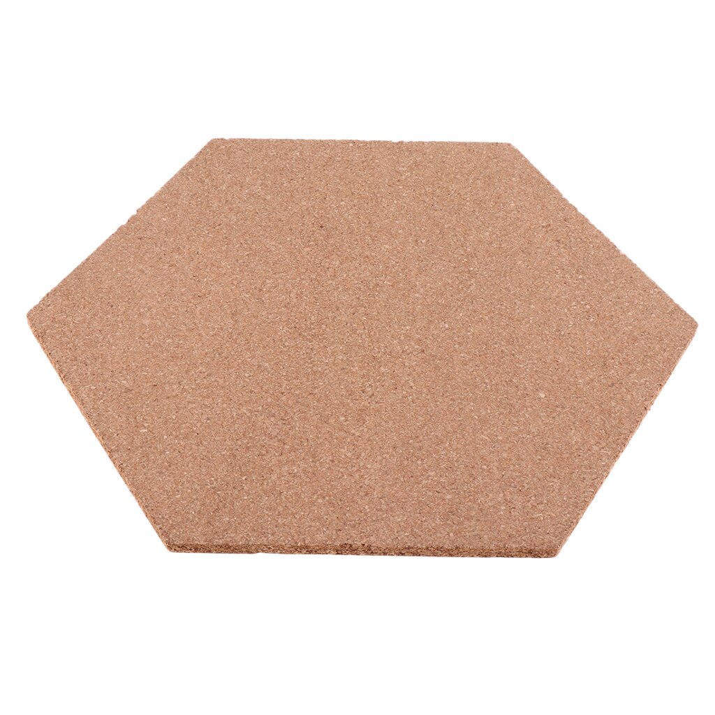 1 stück Hexagon Kork Blatt Kork Bord Selbstklebende Verwendet Für Isolierung matt, Handwerk Zubehör, Kunst Handwerk