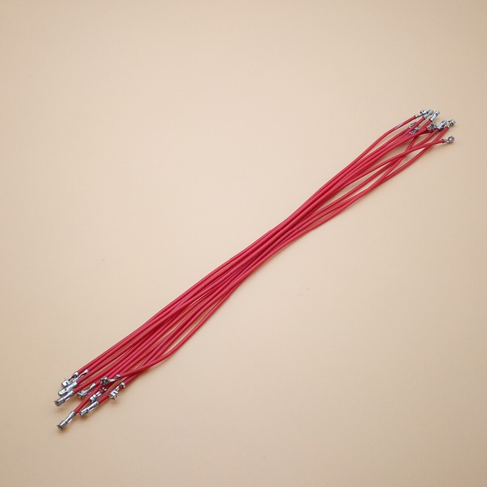 40 pçs/lote 1P XH 2.54 Cabo Jumper Fio Fêmea para Fêmea Duplo Cabeça Primavera Fio Eletrônico 24AWG 20cm de Comprimento