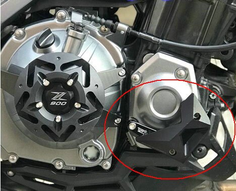 Protector de aluminio CNC para moto r de moto rcycle Protector lateral de motor Cubierta protectora para Kwawasaki Z900 Z1000
