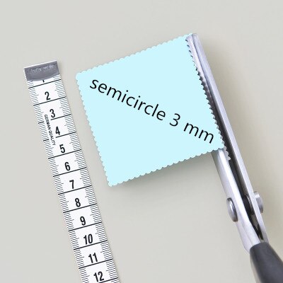 Tailor Scissors semicircle wavy Triangle Tooth Lace scissors DIY handmade Sewing with Zigzag Shape for Shears Fabric or Leather: mgsj010