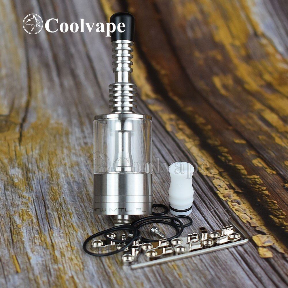 Dvarw MTL FL 24 rta 24mm Single Coil Airflow Tank Rebuildable atomizer rta 316 stainless steel vape tank vs Siren V2 GTA MTL: S6ml-11-T