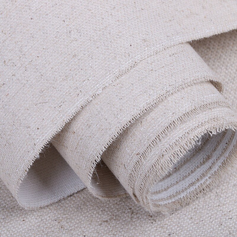 Toile blanche professionnelle roulée de 3M de Long pour peinture à l'huile, couche acrylique, mélange de lin, fournitures d'art
