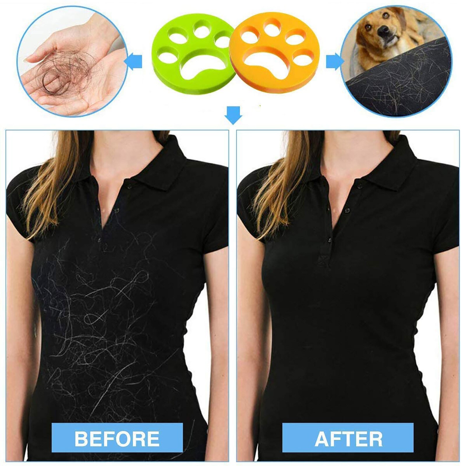 Pet Hair Remover Washing Machine Accessory Cat Dog Fur Lint Hair Remover Clothes Dryer Reusable Cleaning Laundry Dryer Catcher