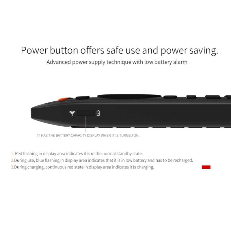 Viboton 2.4G Fly Air Mouse Raspberry Pi 3 Draadloze Toetsenbord Afstandsbediening Leren Keyboard Combo Voor Android Smart Tv doos Comp