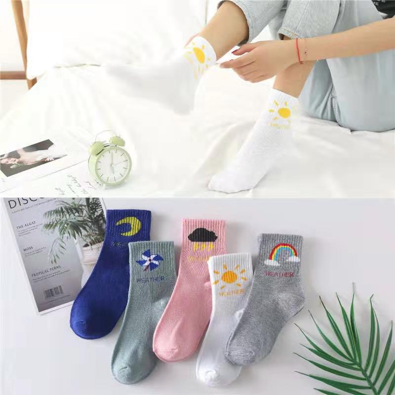 5pair Colorful Fruit Invisible Short Woman Sweat Summer Comfortable Cotton Girl Women's Boat Socks Ankle Low Female: socks 14