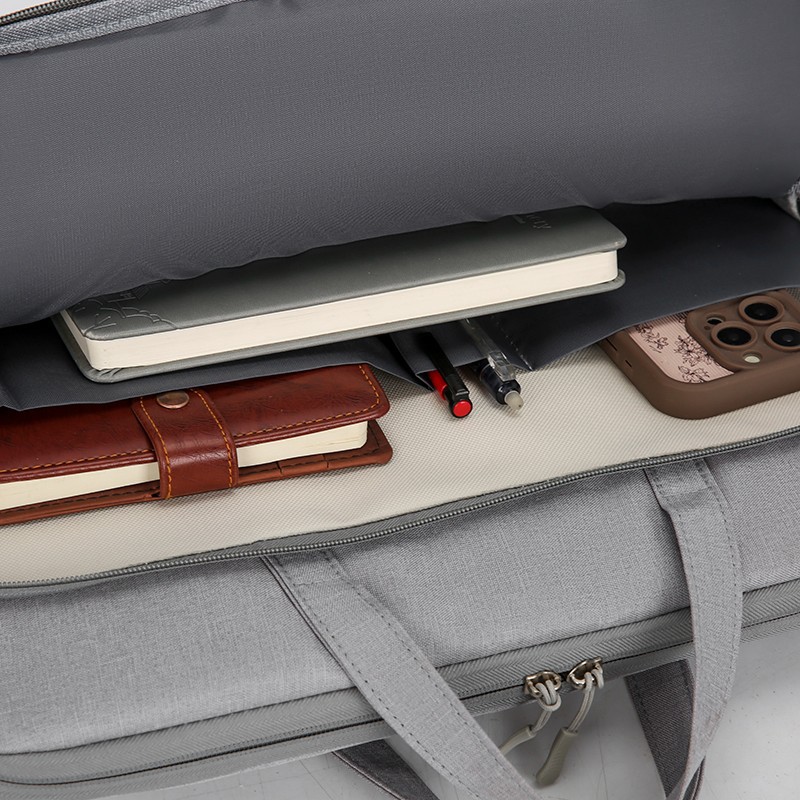 Torba na komputer biznesowa 14 cale, torebka na laptopa 15.6 cale, aktówka, torba wewnętrzna, nadruk logo, ultralekka, antybakteryjna...