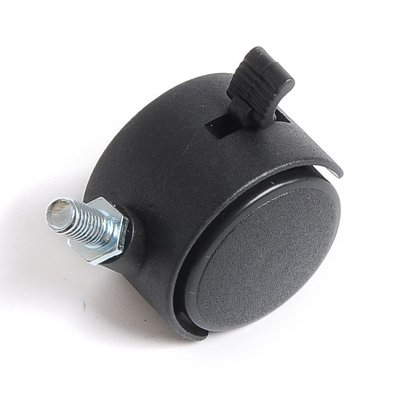 4Pcs 40mm chair wheel furniture caster, with brake rotating caster, replace the trolley with mechanical silence