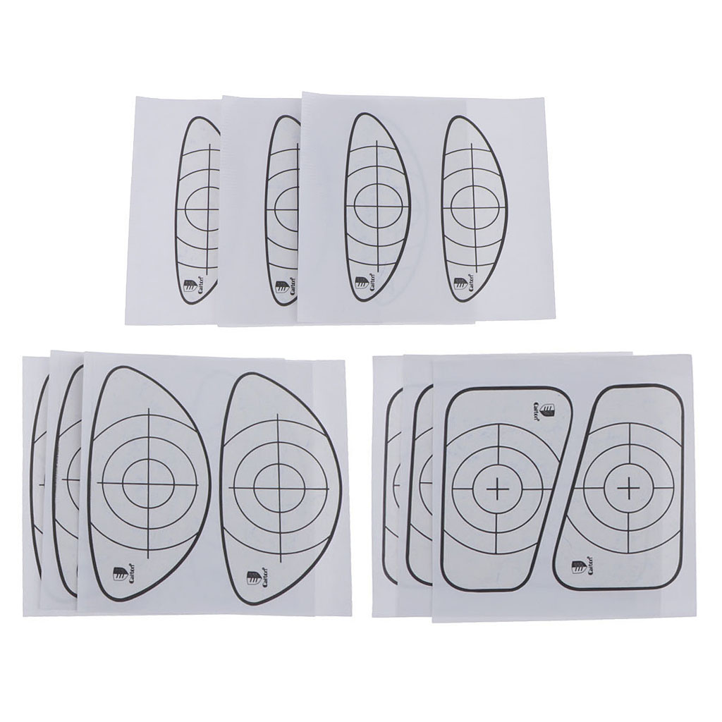 9 Sheet of Golf Impact Labels for Irons and Woods - Golf Swing Training Equipment
