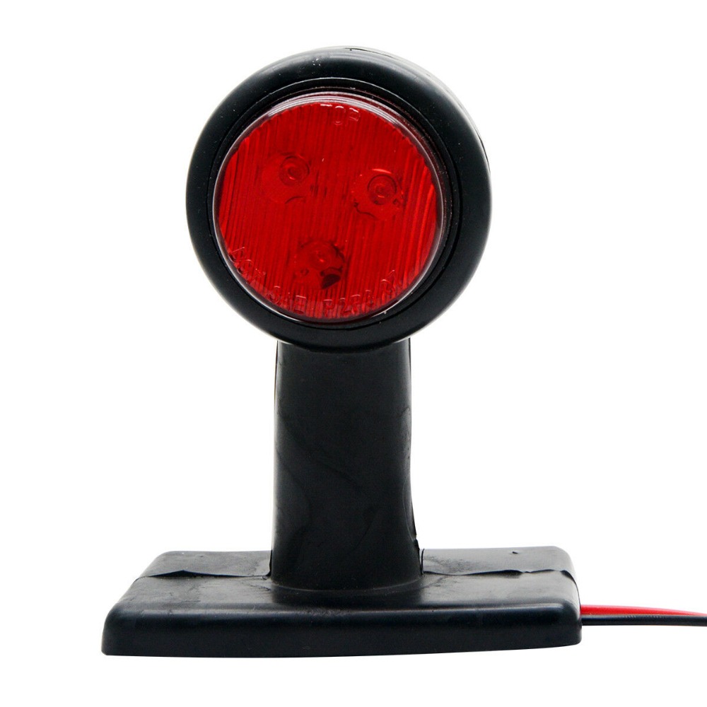 2x 12v 24v Mini Seite Gummi LED Marker Lichter Anhänger Lkw Wohnmobil