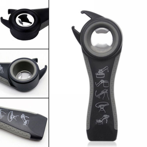 All In One Bottle Opener Jar Can Kitchen Manual Tool Gadget Multifunction