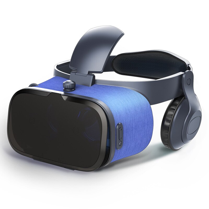 VR lunettes Mobile 3D cinéma réalité virtuelle casque bleu lentille anti-dérapant objet réglage de la distance
