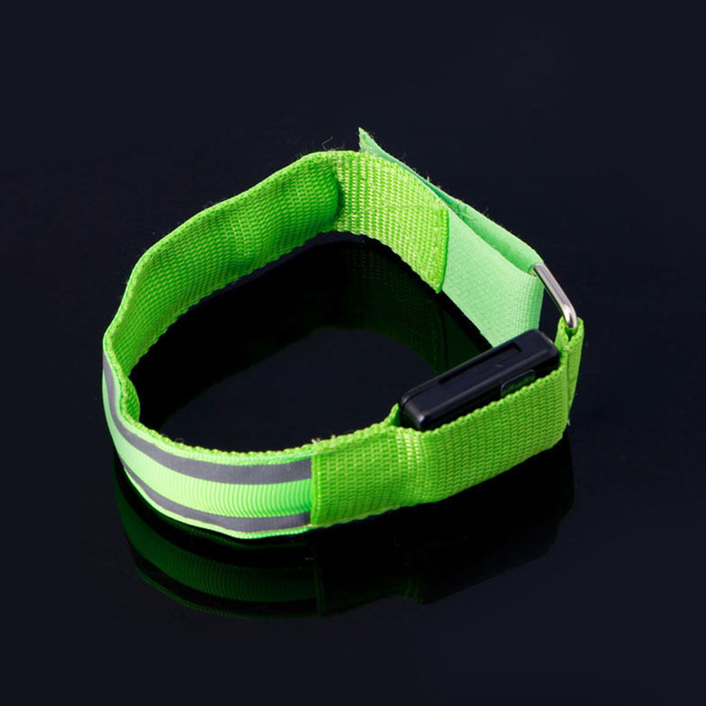 Reflective LED Light Sport Arm Armband Strap Safety Belt For Night Running Cycling