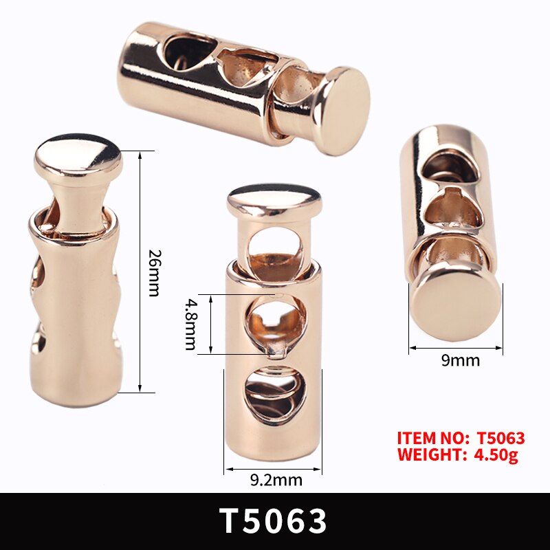 Plastic/Metal Toggle Spring Loaded Cord Locks Drawstring Rope Clip End Round Ball Sliding Fasten Button Lanyard Paracord Stopper: 2 30pcs