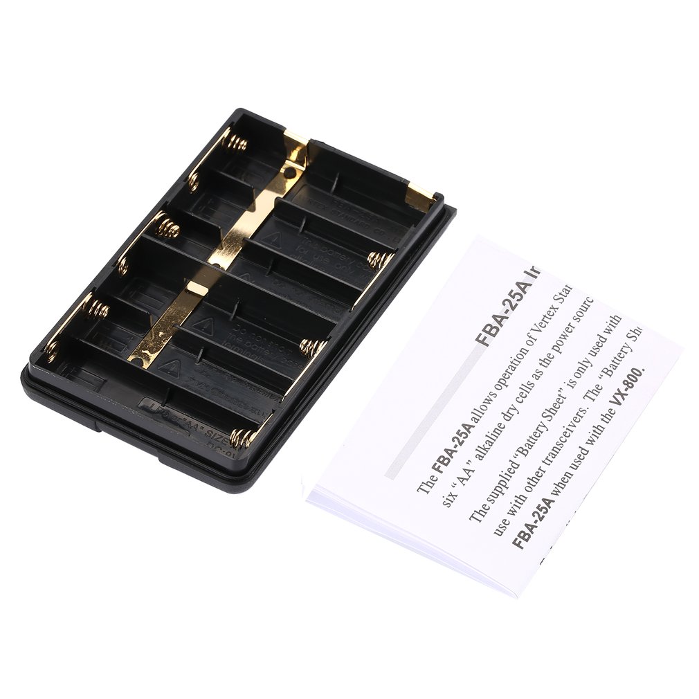 Xqf Fba-25A Caixa Caso Batterie Derramar Yaesu/Vertex Standard Ft60R Vx168 Vx160 Vx418 Vx410 Vx120 Vx127 Vx428 Hx370S