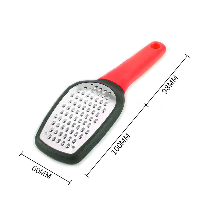 Stainless Lemon Cheese Vegetable Zester Grater Peeler Slicer Kitchen Tool Gadgets Fruit Vegetable Chopper Citrus Lemon Zester: Cheese Grater 08
