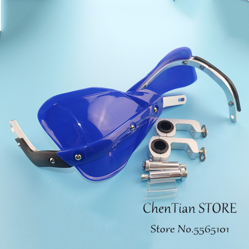 Protège-mains pour moto klx, rmz, crf, yzf, ktm, sx, exc, xcw, smr, dirt bike, vtt, motocross, enduro: Bleu