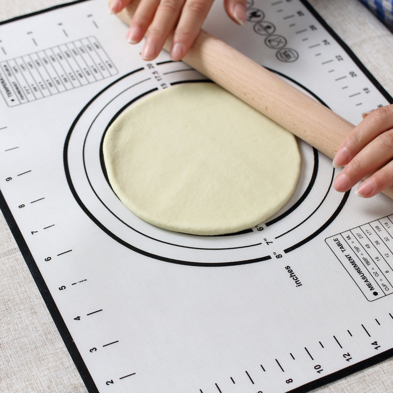 Mata do wyrabiania ciasta mata silikonowa do pieczenia Pizza ciasto Maker ciasto kuchnia łopatka grillowa gadżety pieczenia maty stołowe podkładka