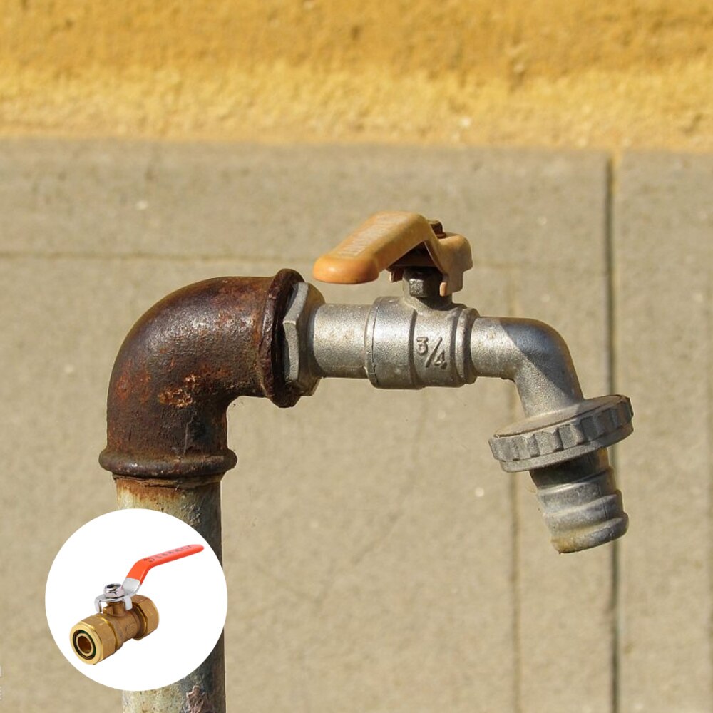 1 Pc Kogelkraan Duurzaam Draagbare Messing Vervanging Slang Barb Kogelkraan Afsluiter Voor Olie Water