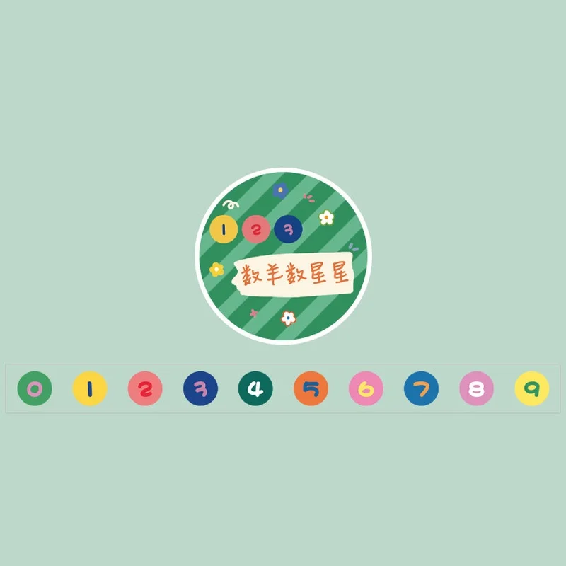 DIY Leuke Washi Tape Stickers Decoratieve Scrapbook Stickers voor Journal Planner Techo Kawaii Cartoon Esthetische Briefpapier Supply: Blauw