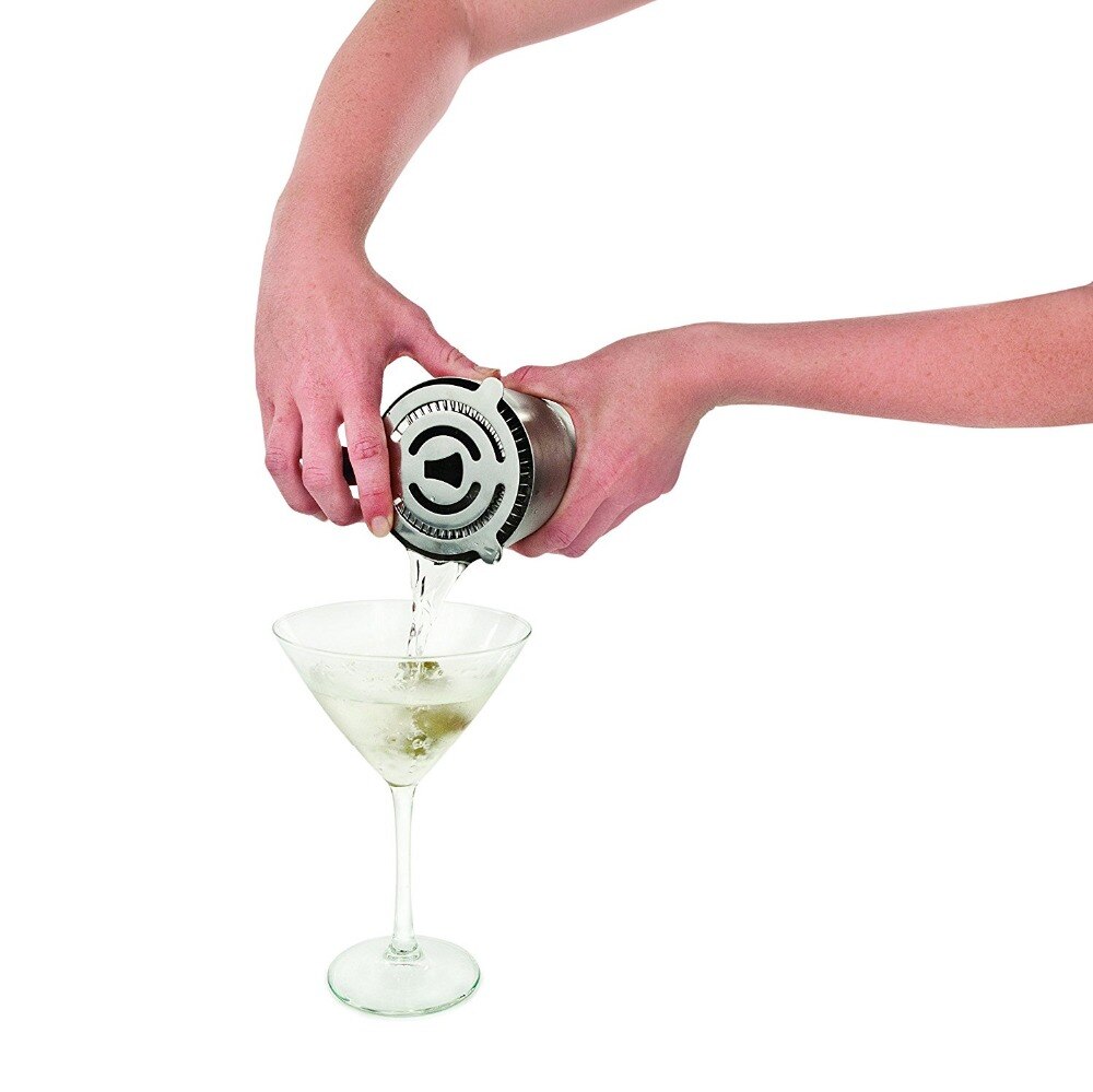 Wijn Beluchter Bar Ice Cocktail Zeef Draad Gemengde Drinken Rvs Barman Hawthorne Gereedschap Wijn Vergiet Filter