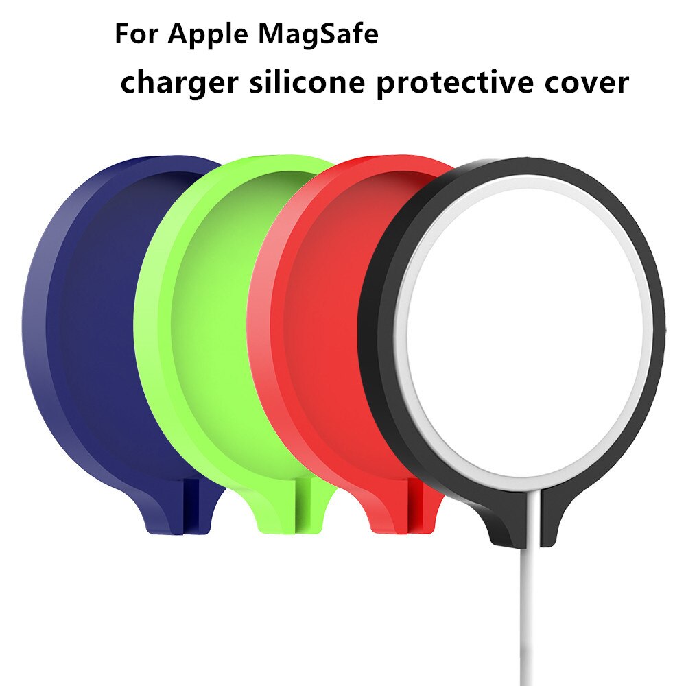 Für Apple MagSafe ladegerät fall luxus Staub-beweis klebe auto anti halterung silikon Für Apple MagSafe ladegerät fall