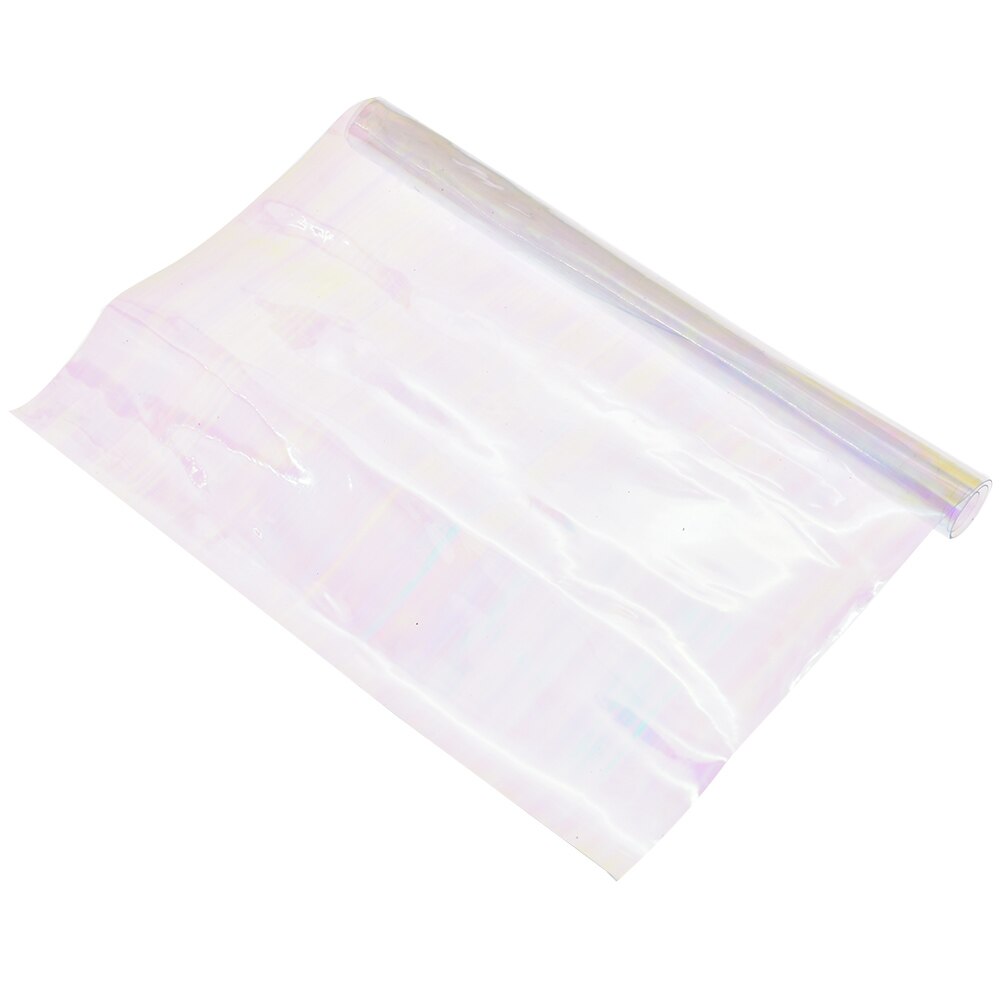 21x29cm A4 Transparent Vinyl Fabric Multicolor Clear PVC Fabric DIY Material For Handbag Shoes