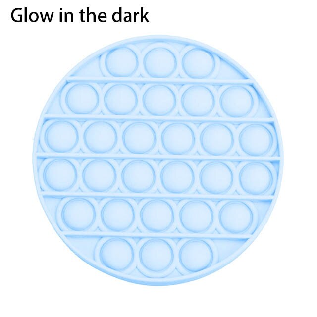 Push Pop Blase Zappeln Pop Es Sensorischen Spezielle Autismus Bedürfnisse Squishy Stressabbau Silikon Erwachsenen Kind Anti-stress Tier spielzeug: D