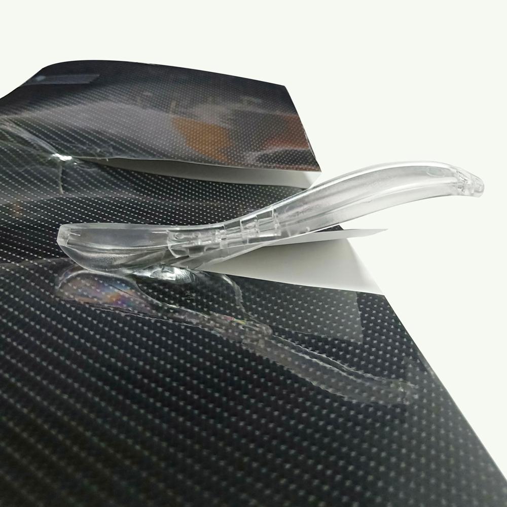 6 PCS Carbon Fiber Car Tools Vinyl Wrap Film Sticker Wrapping Tool Auto Window Tint Foil Magnetic Stick Squeegee Razor Scraper