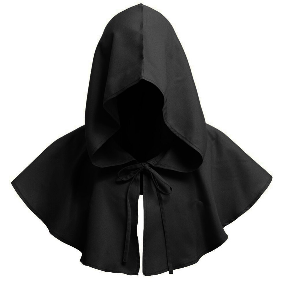 Uusimmat miehet naiset keskiaikainen cowl hattu renessanssin munkki halloween cosplay hupullinen viitta fancy dress
