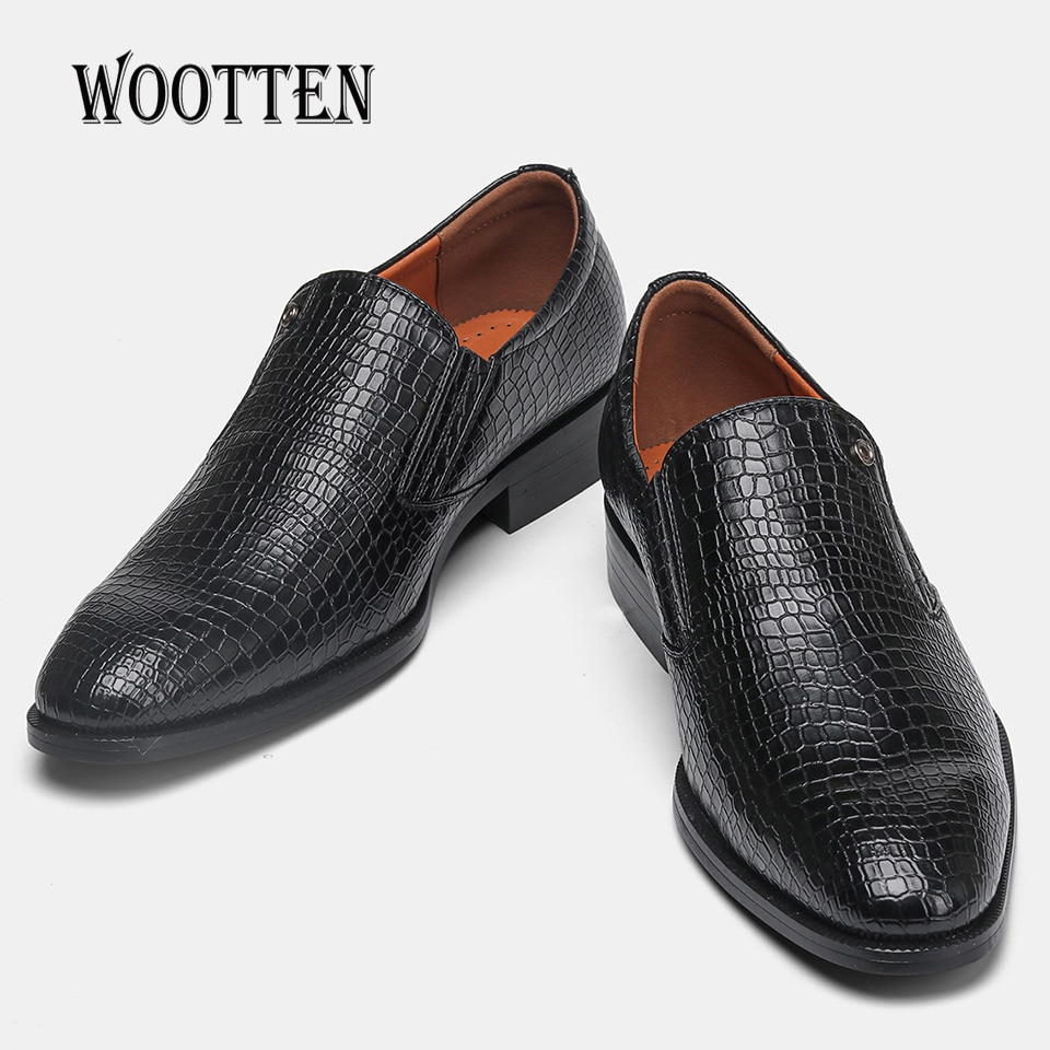 Zapatos formales de punta estrecha para hombre, calzado de vestir masculino, clásico, # KD6263C1,