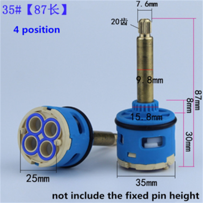 1PC Shower Room Faucet Cartridge Accessories Shower Head Bathtub Water Mixing Valve 3 Position 4 Position Concealed Installation: black