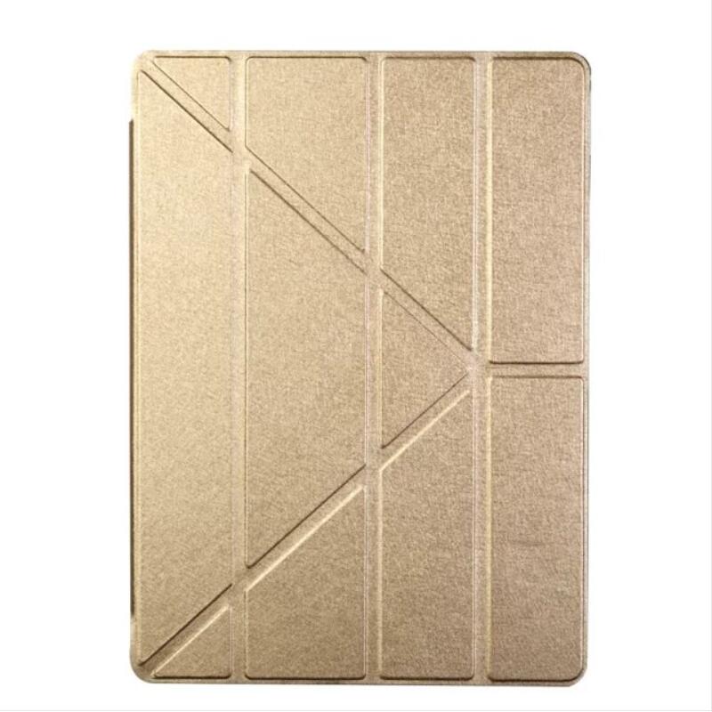 Multi stand case for iPad Pro 12.9 A1584 A1652 protective cover iPadPro 12.9 A1670 A1671 A1821 shell holder: Gold