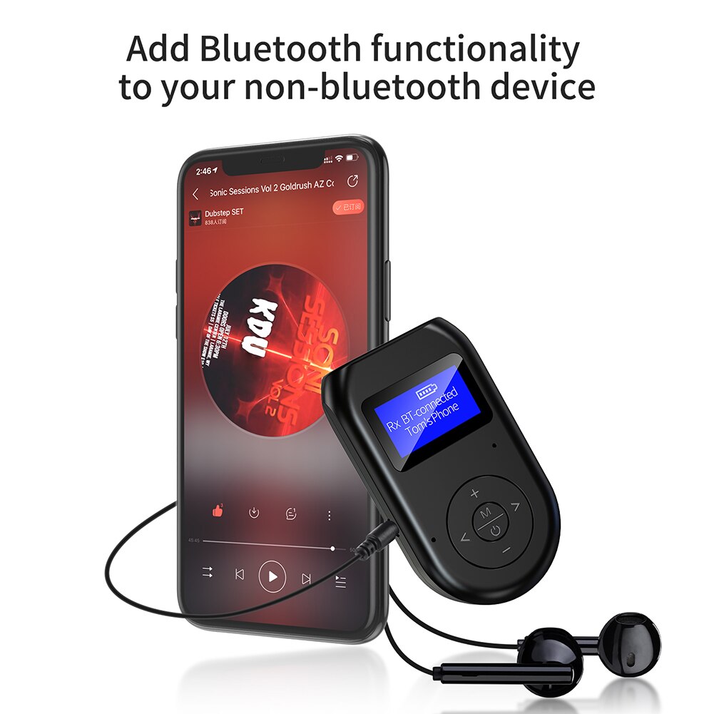 Scherm Zender Ontvanger Bluetooth Lage Latency Audio Adapter Kantoor Zorgzame Computer Benodigdheden Voor Auto